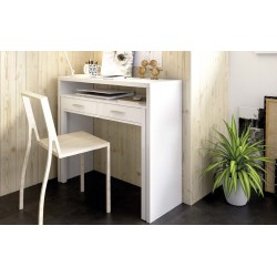 Consola modelo seven extensible 88x99  en color blanco brillo